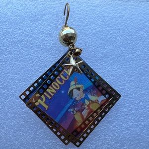 Disney Pinocchio dangling film earring